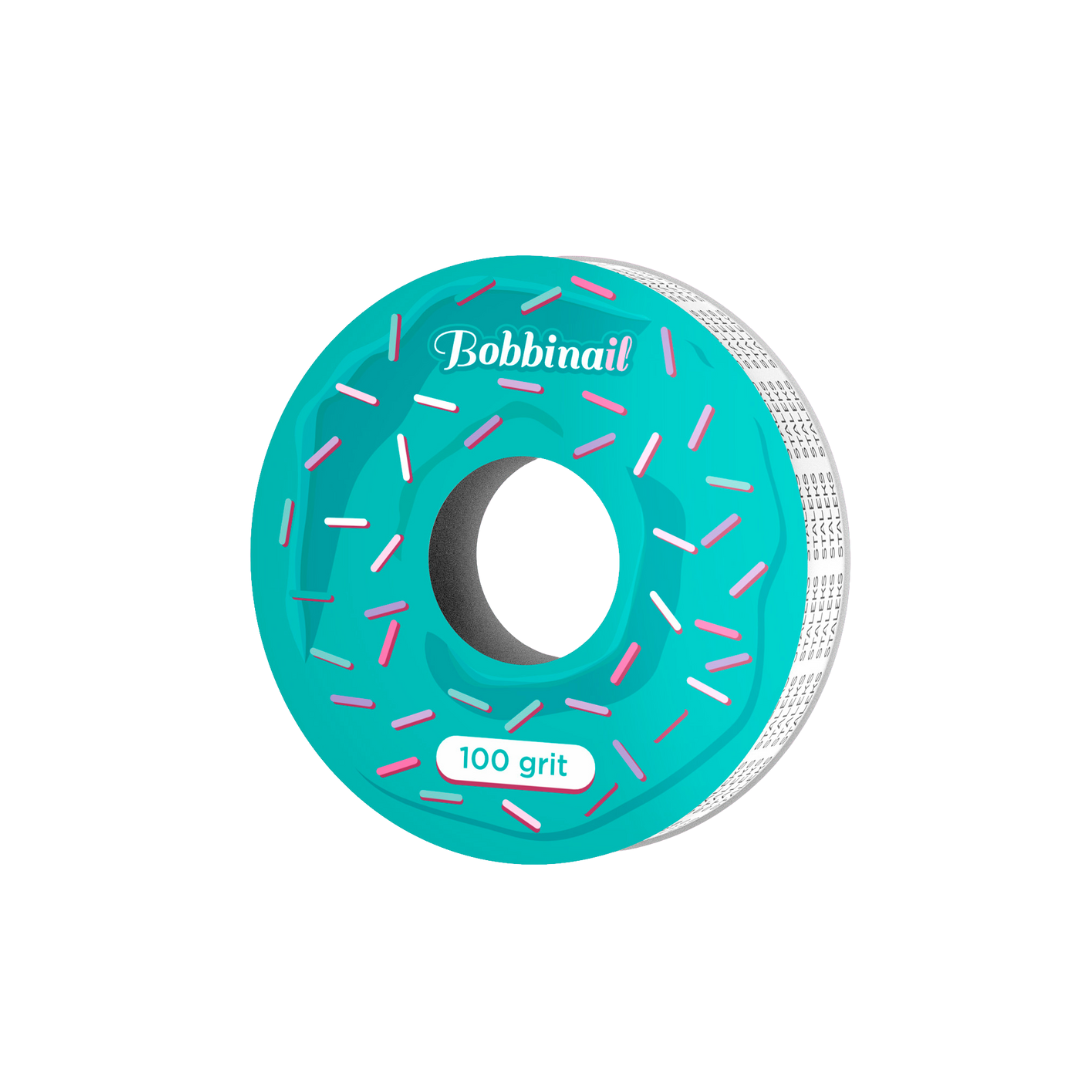 Disposable White Nail File Roll Refill for Plastic Case