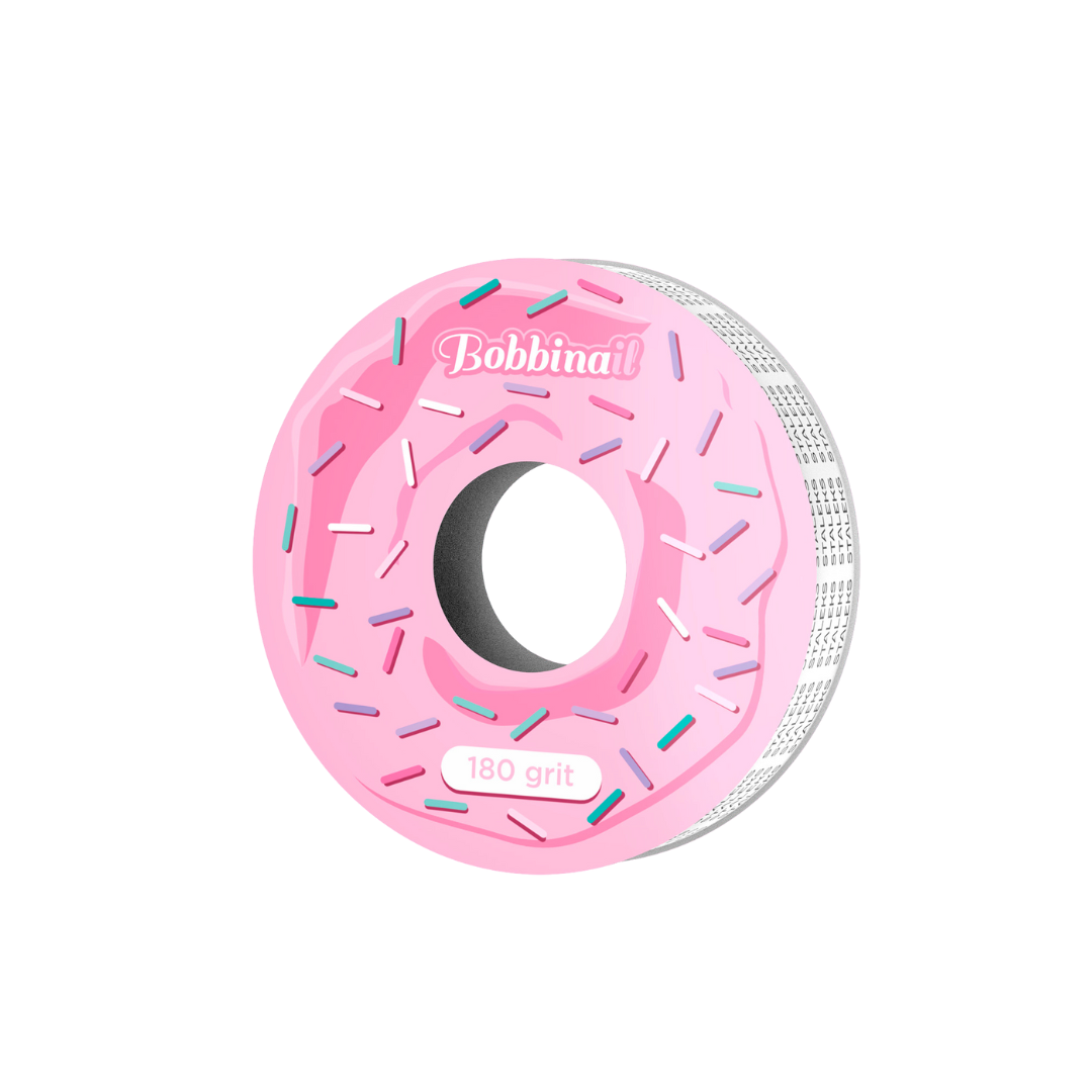 Disposable White Nail File Roll Refill for Plastic Case