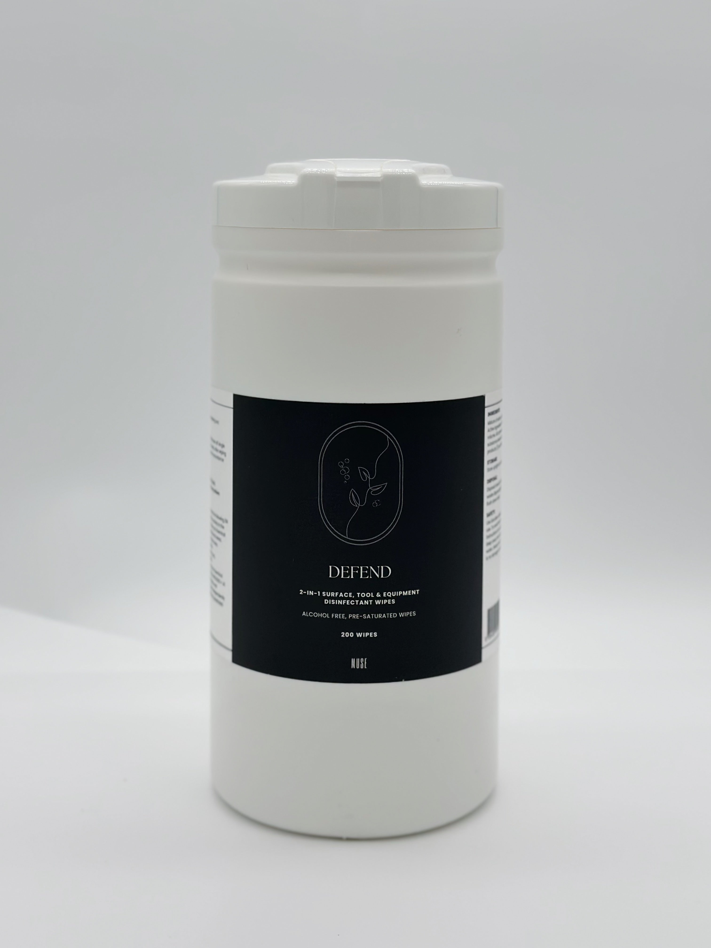 MUSE 2-in-1 surface, tools & equipment disinfectant wipes 200 sheets