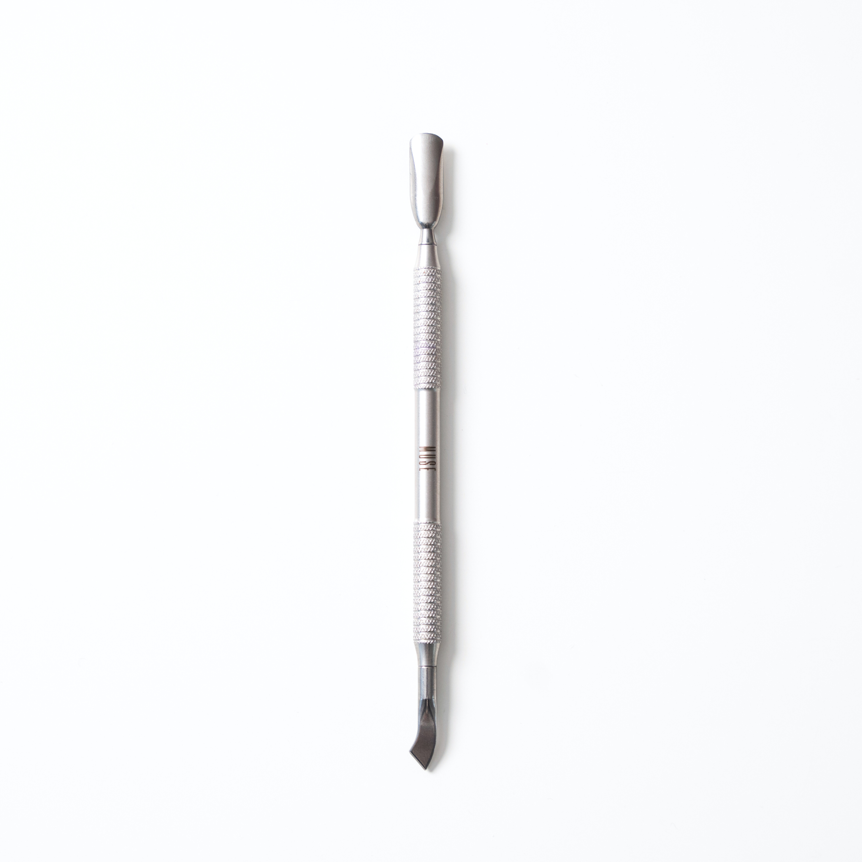 MUSE Cuticle Tool (rounded narrow pusher and bent blade)