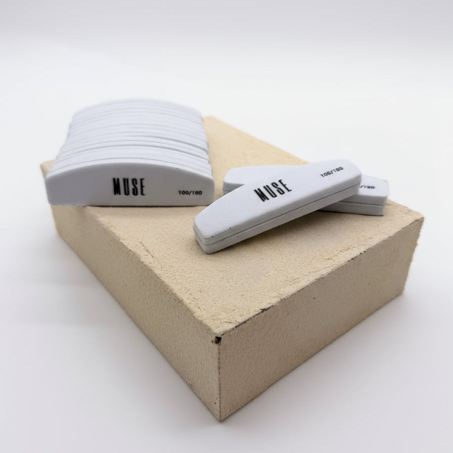 Mini Nail Buffers 100/180 grit (20 pcs)